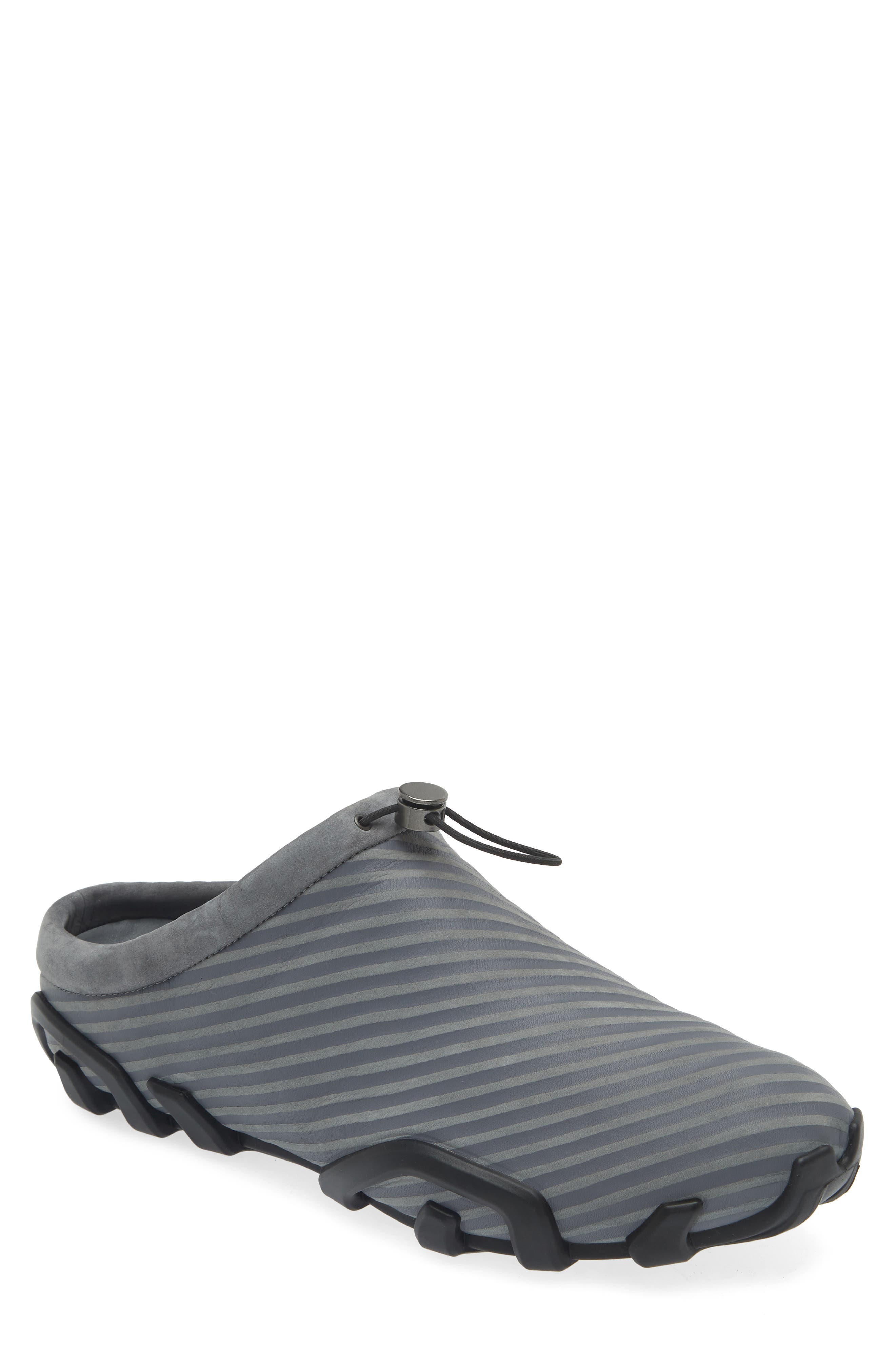 at.kollektive x Kiko Kostadinov Saida Stripe Mule, Main, color, STEEL GRAY/ STEEL GRAY 91303