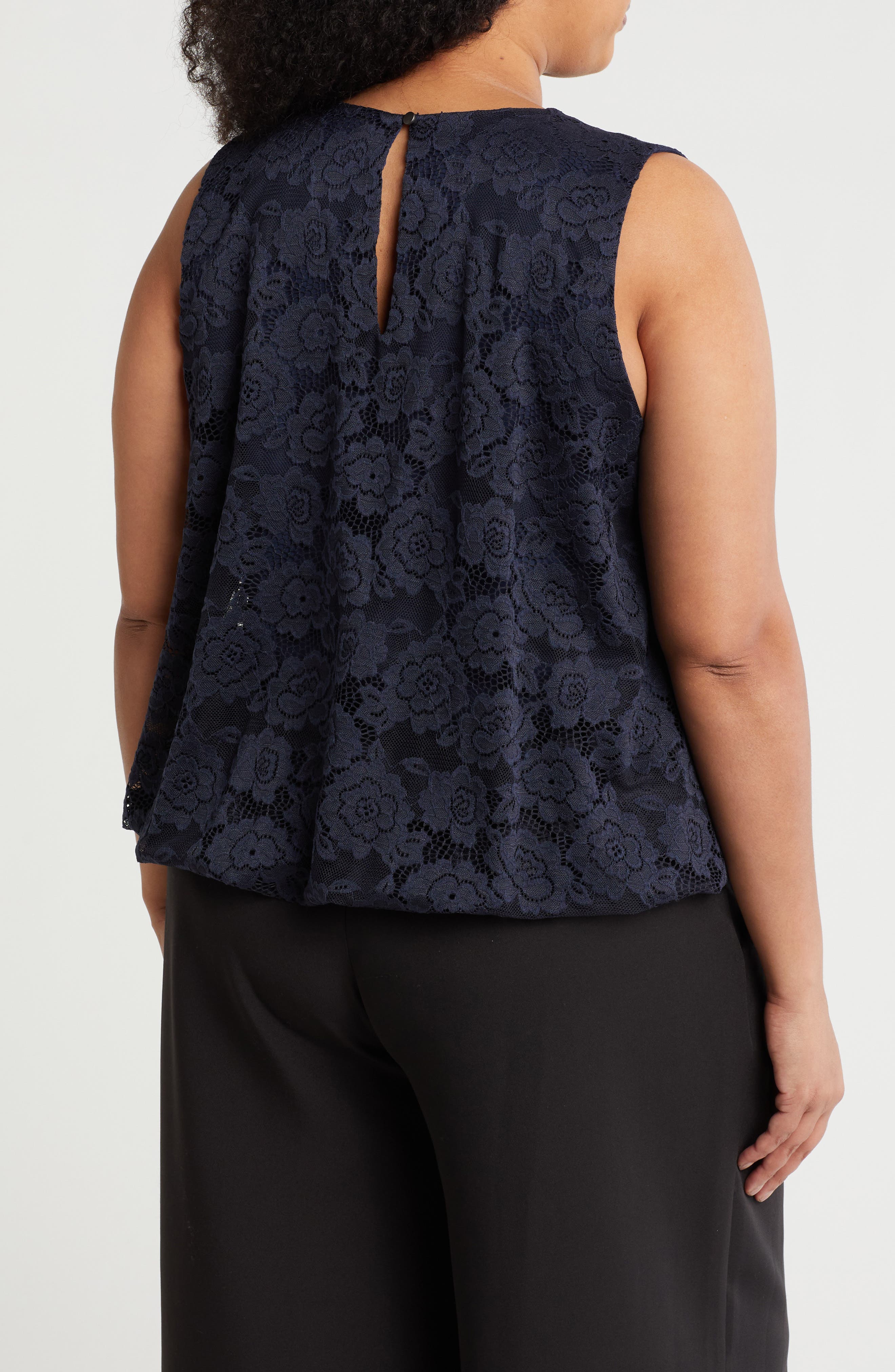 Lace Bubble Hem Tank - image 2