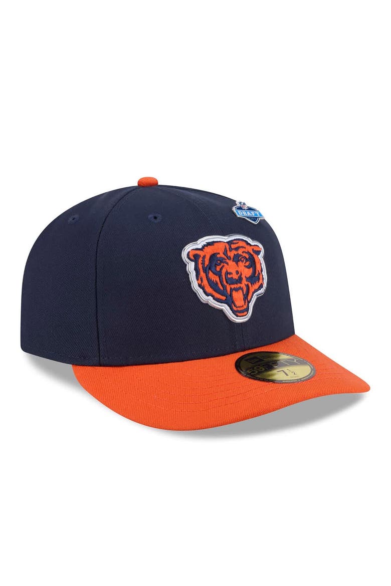 Men's New Era  Navy/Orange Chicago Bears 2026 NFL Draft Pre-Curved 59FIFTY Fitted Hat, Alternate, color, Navy