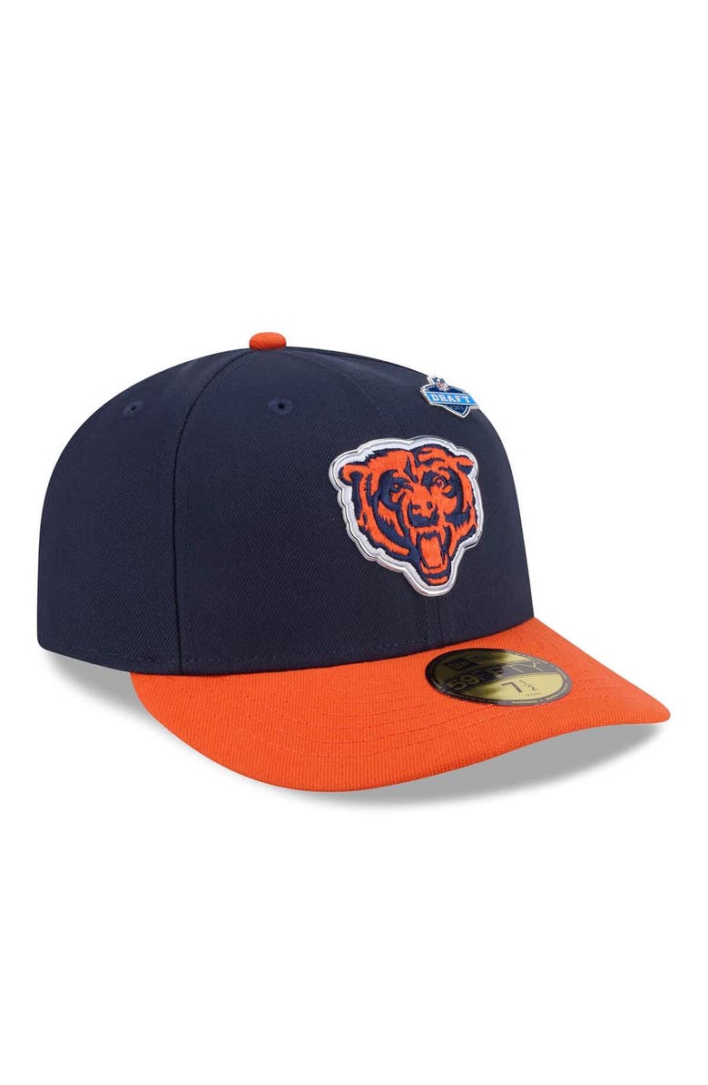 New Era Men's New Era  Navy/Orange Chicago Bears 2026 NFL Draft Pre-Curved 59FIFTY Fitted Hat, Alternate, color, Navy