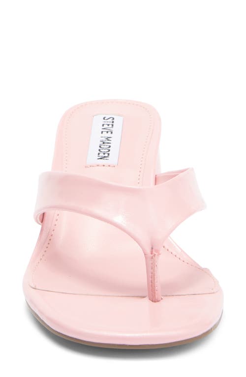 Steve Madden Kitana Block Heel Slide Sandal In Pink