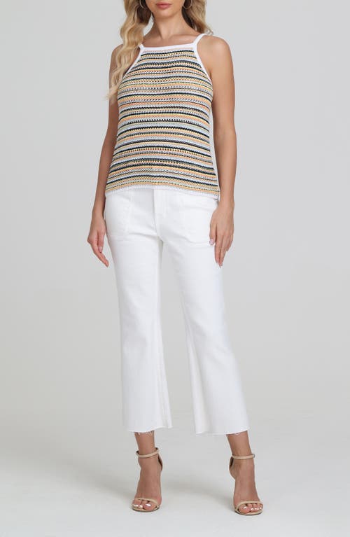 525 Taylor Knit Camisole In Bleach White Combo