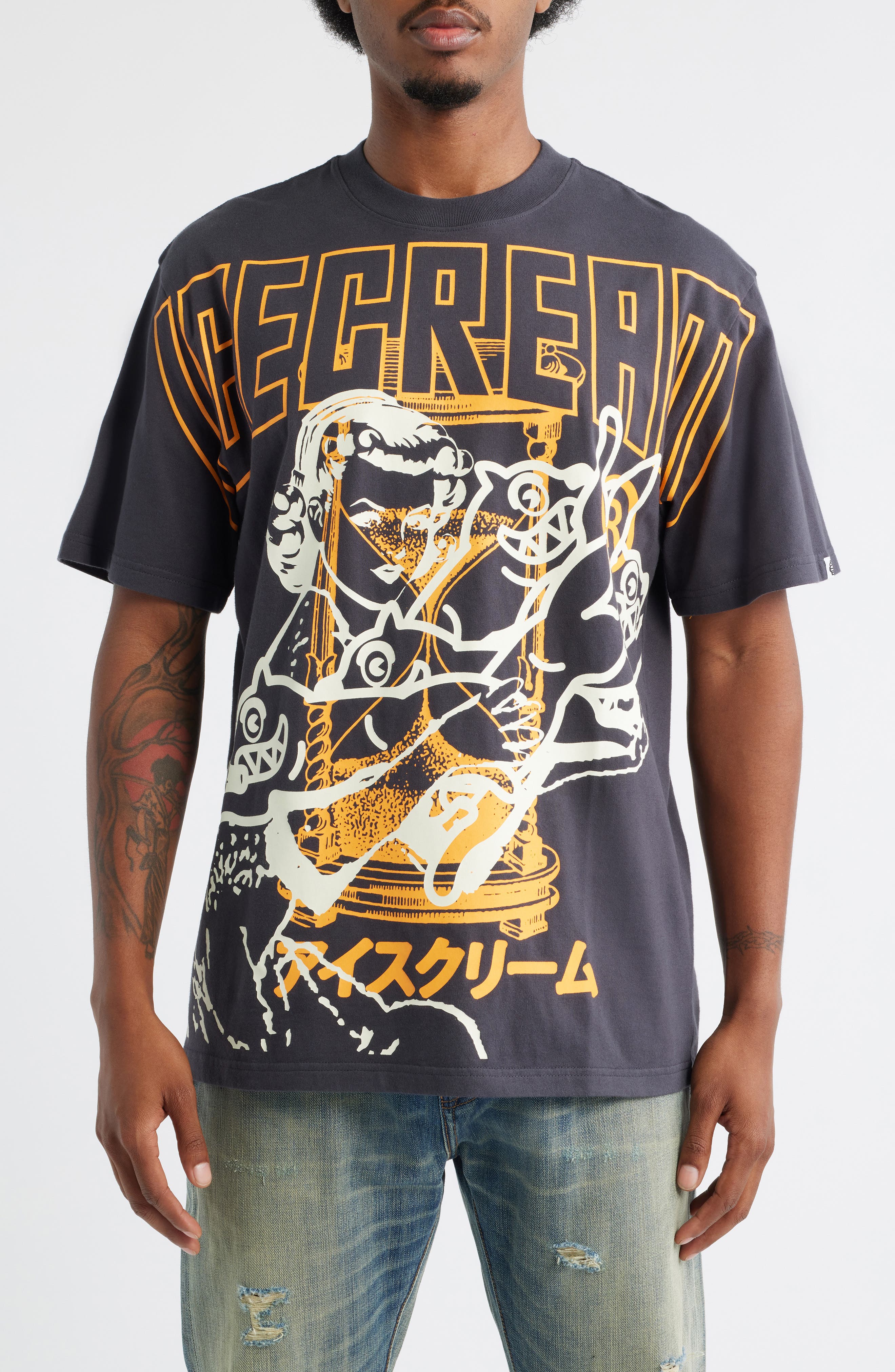 ICECREAM Time Oversize Graphic T-Shirt