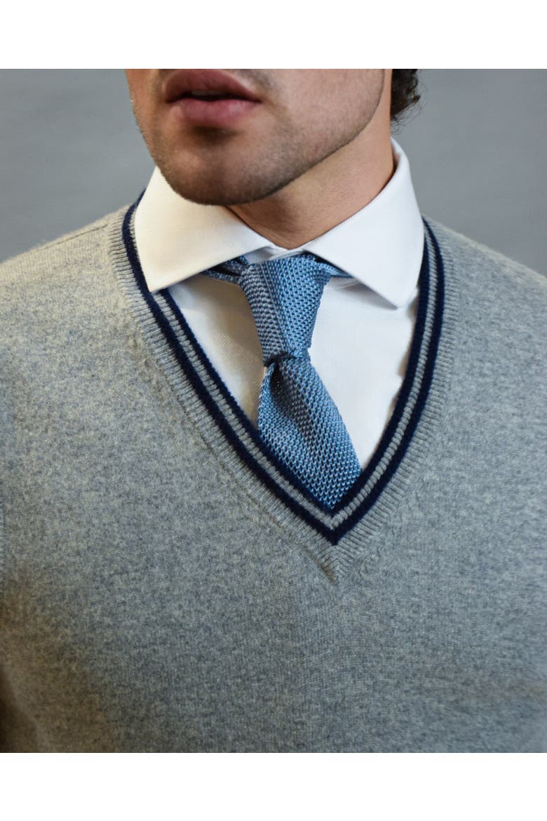 Classic Knit Silk Tie, Alternate, color, Sky Blue
