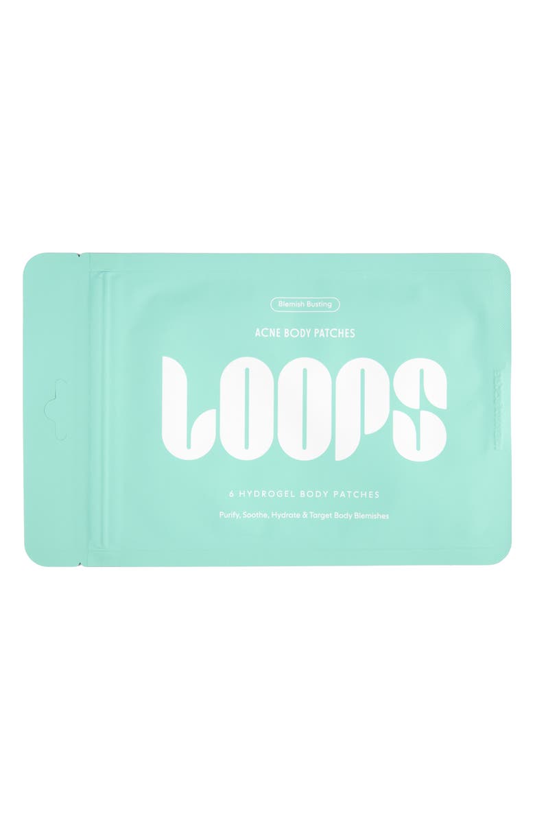 LOOPS Blemish Busting Acne Body Patches, Main, color, Green