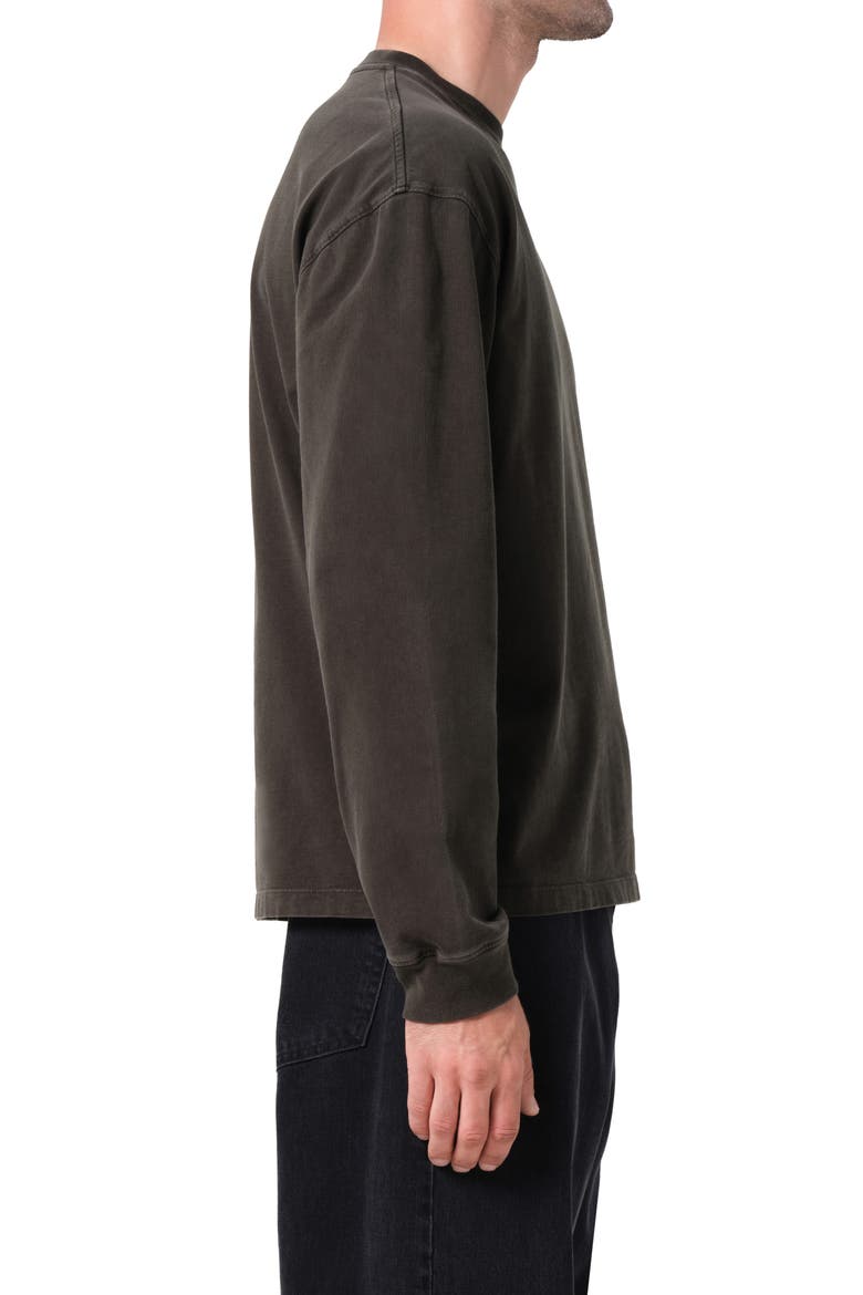 Asha Long Sleeve Cotton T-Shirt, Alternate, color, FRACTURE DARK WASH