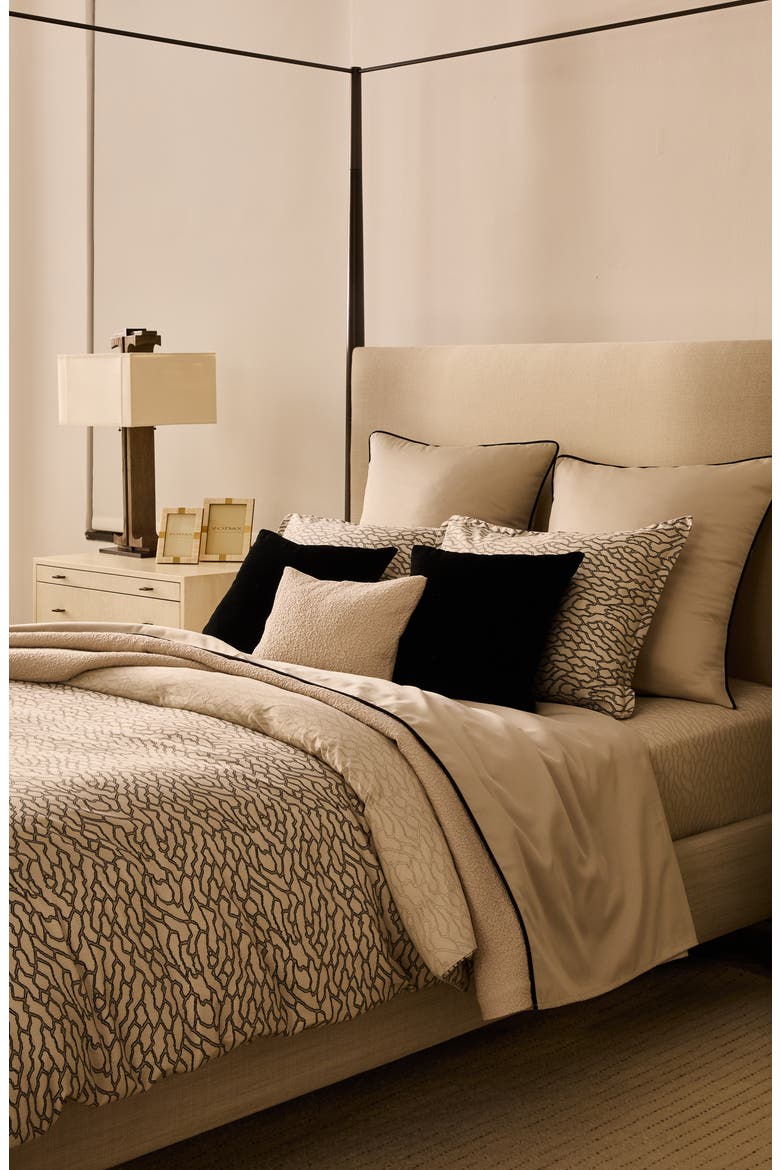 Kaleido Duvet Cover, Sheet & Shams Set, Alternate, color, GREY