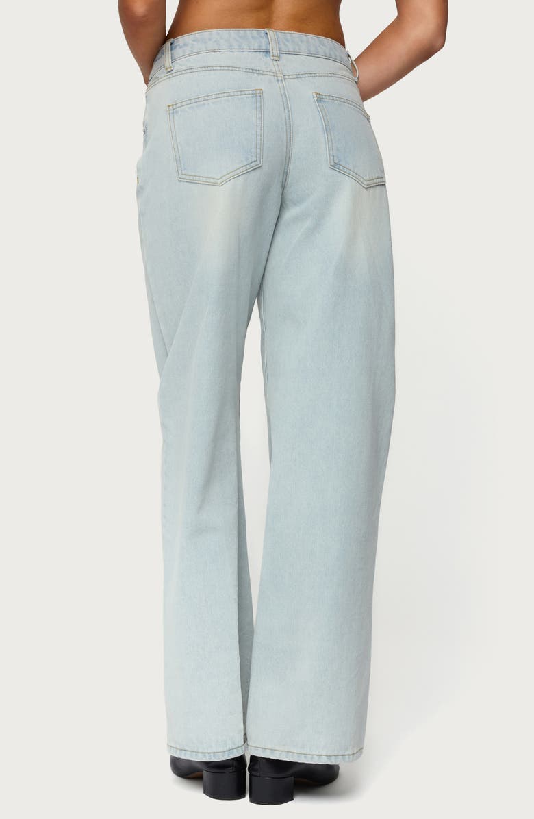 EDIKTED Ery Wide Leg Jeans, Alternate, color, Blue-Vintage-Washed