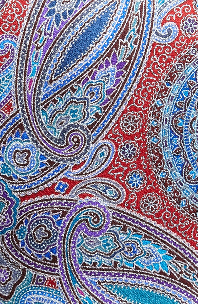 ZEGNA Ermenegildo Zegna Venticinque Paisley Silk Tie, Alternate, color, 