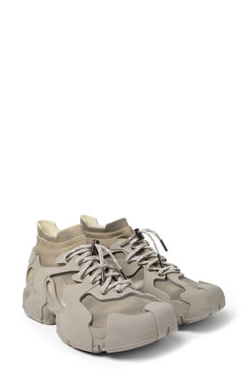 Camperlab Tossu Mixed Media Sneaker In Gray