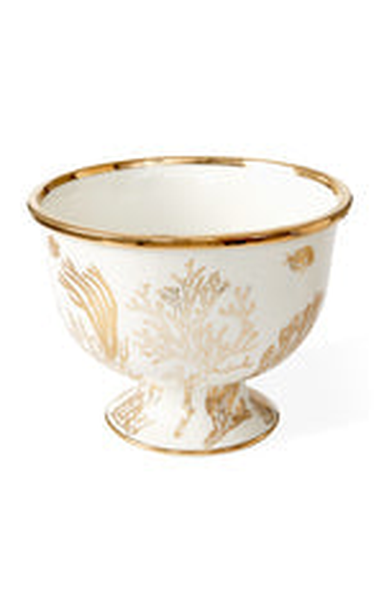 Jonathan Adler Botanist Coral Centerpiece Bowl, Main, color,