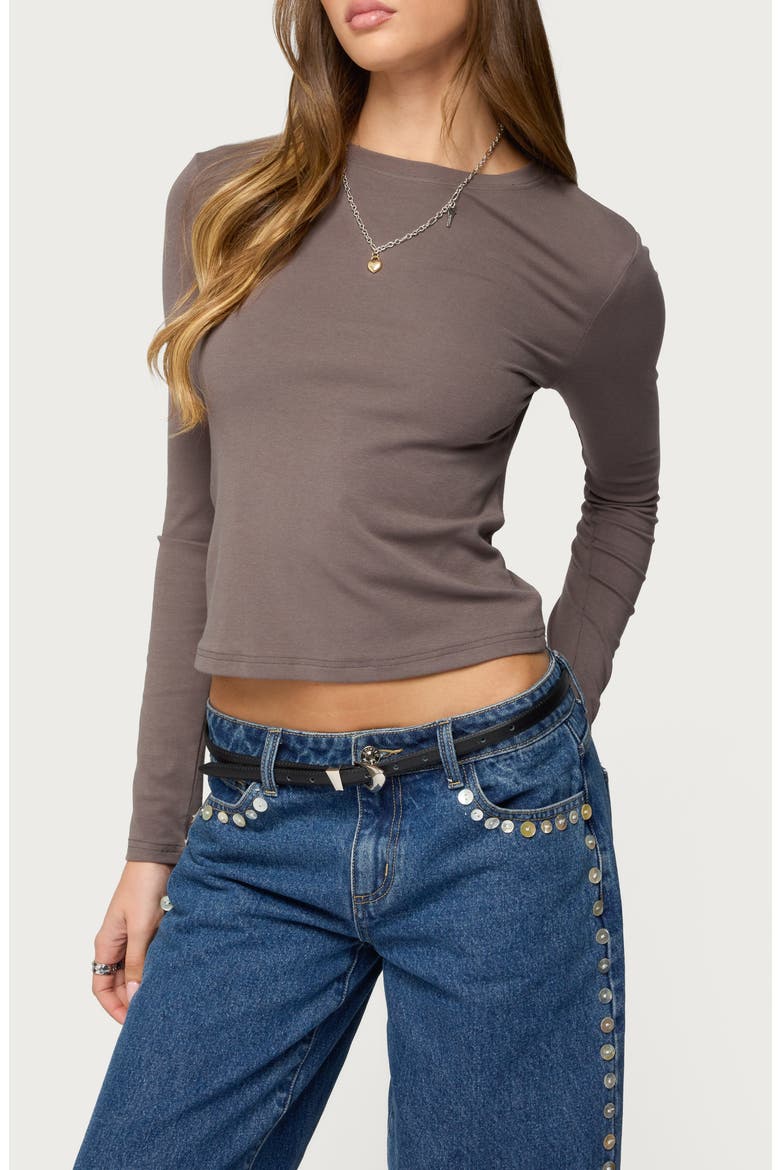 Kiyan Long Sleeve T-Shirt, Main, color, GRAY