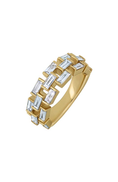 Gatsby Diamond Baguette Statement Ring (Online Trunk Show)
