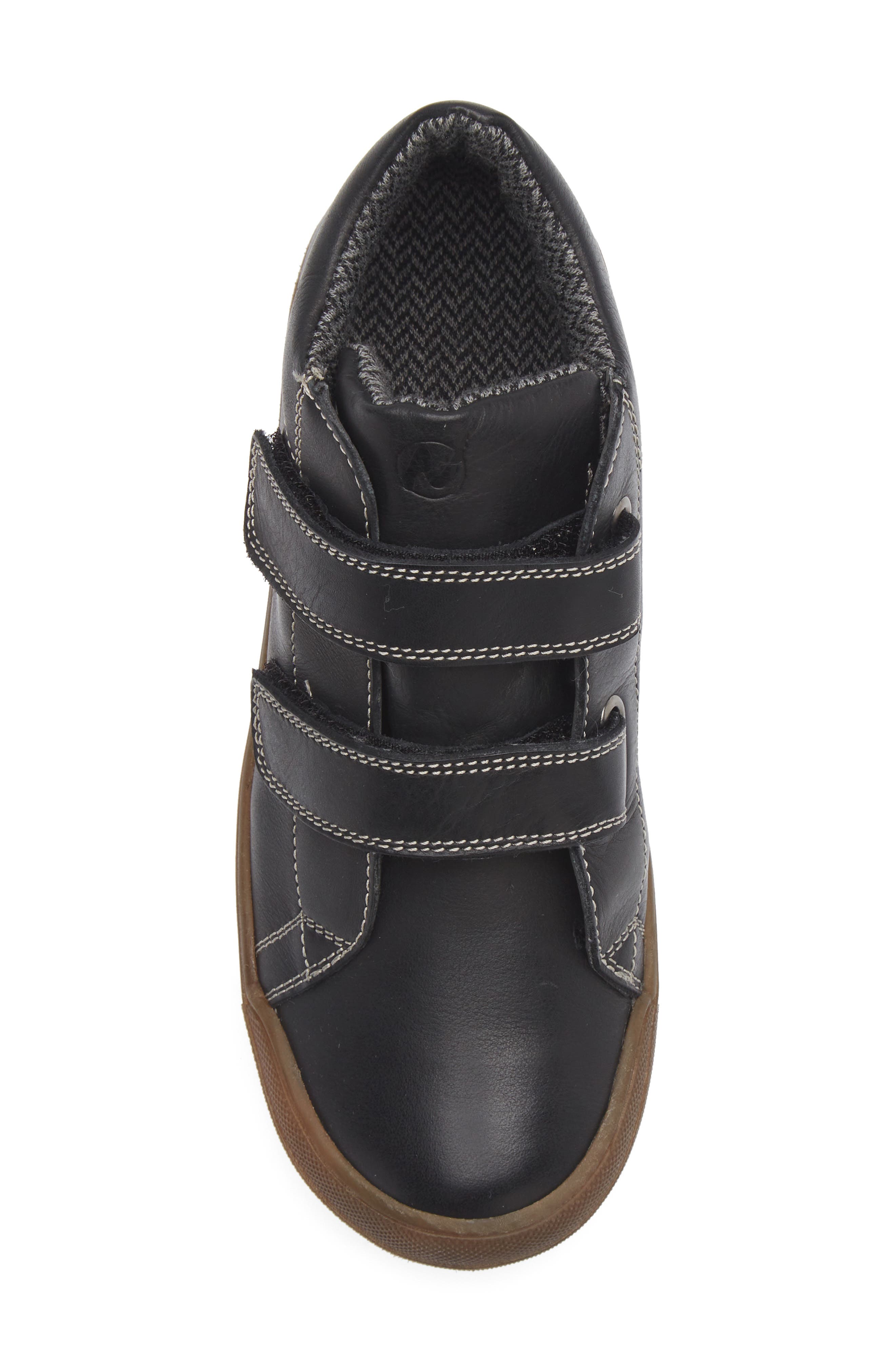 Naturino Mulaz Waterproof High Top Sneaker, Alternate, color, Spina Black