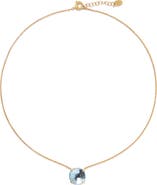 Marco Bicego Jaipur 18k Gold Blue Topaz Pendant Necklace