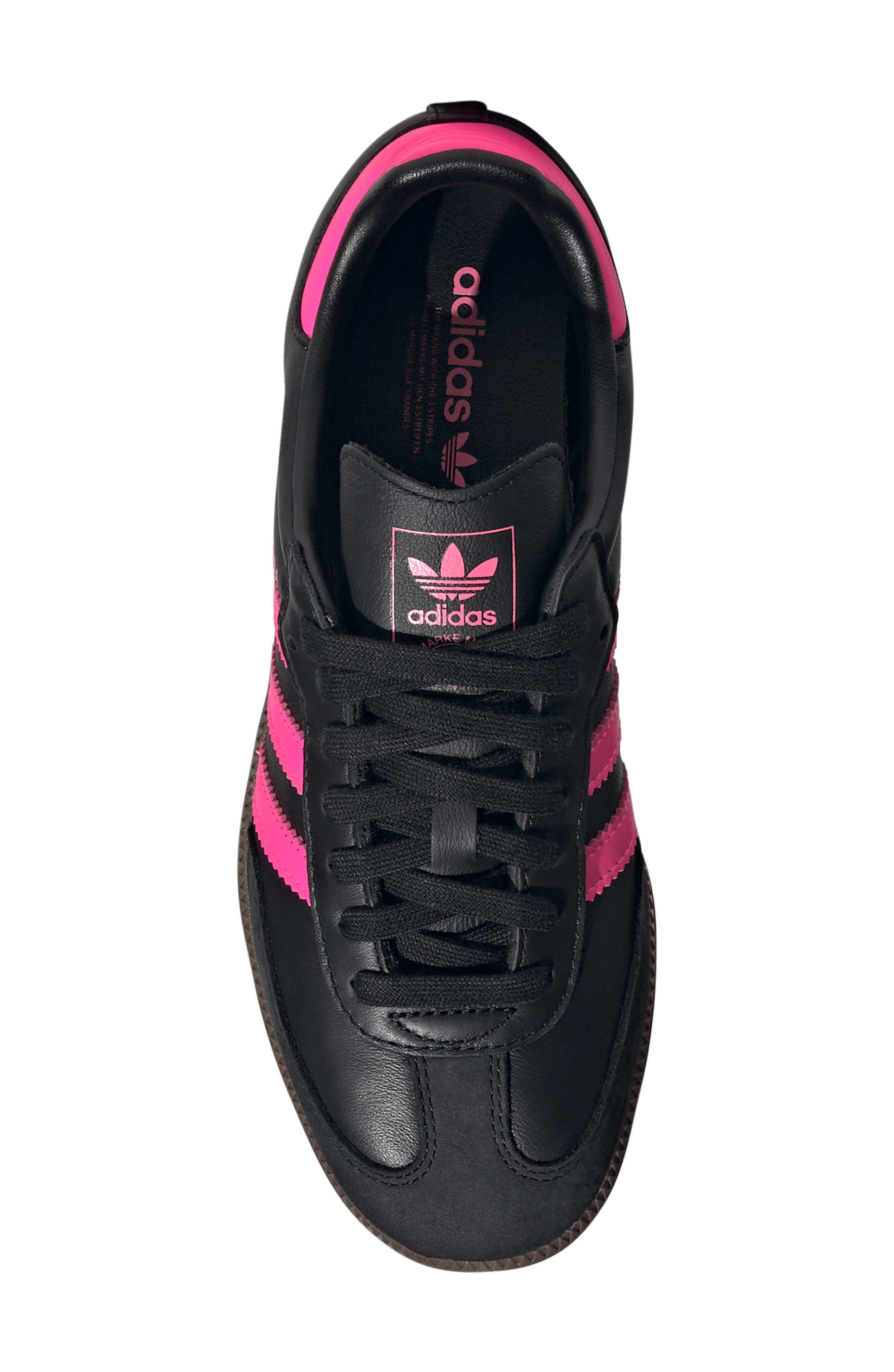 adidas Gender Inclusive Samba OG Sneaker, Alternate, color, Black/ Lucid Pink/ Gum