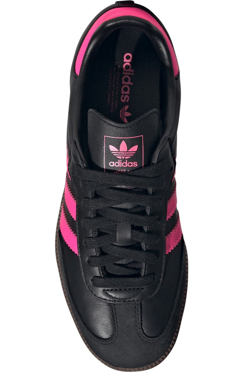 adidas Gender Inclusive Samba OG Sneaker, Alternate, color, Black/ Lucid Pink/ Gum