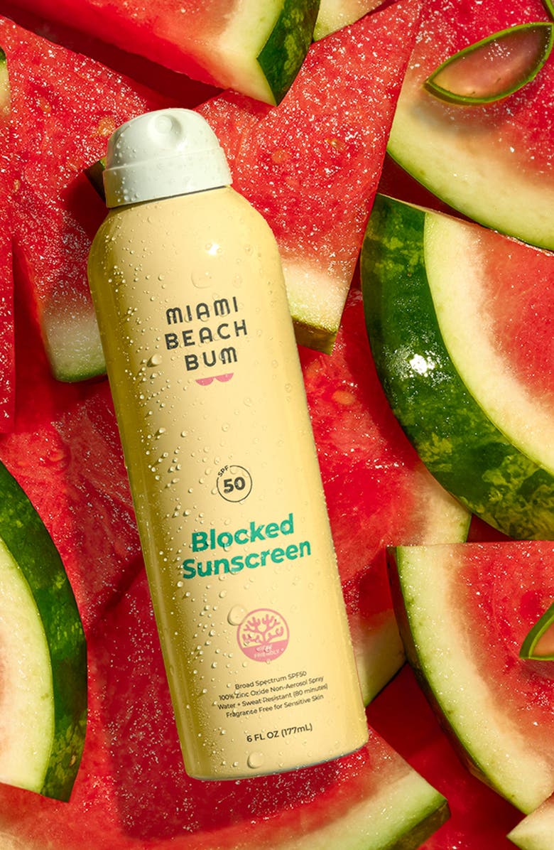 Miami Beach Bum Blocked SPF50 Sunscreen, Alternate, color, NO COLOR