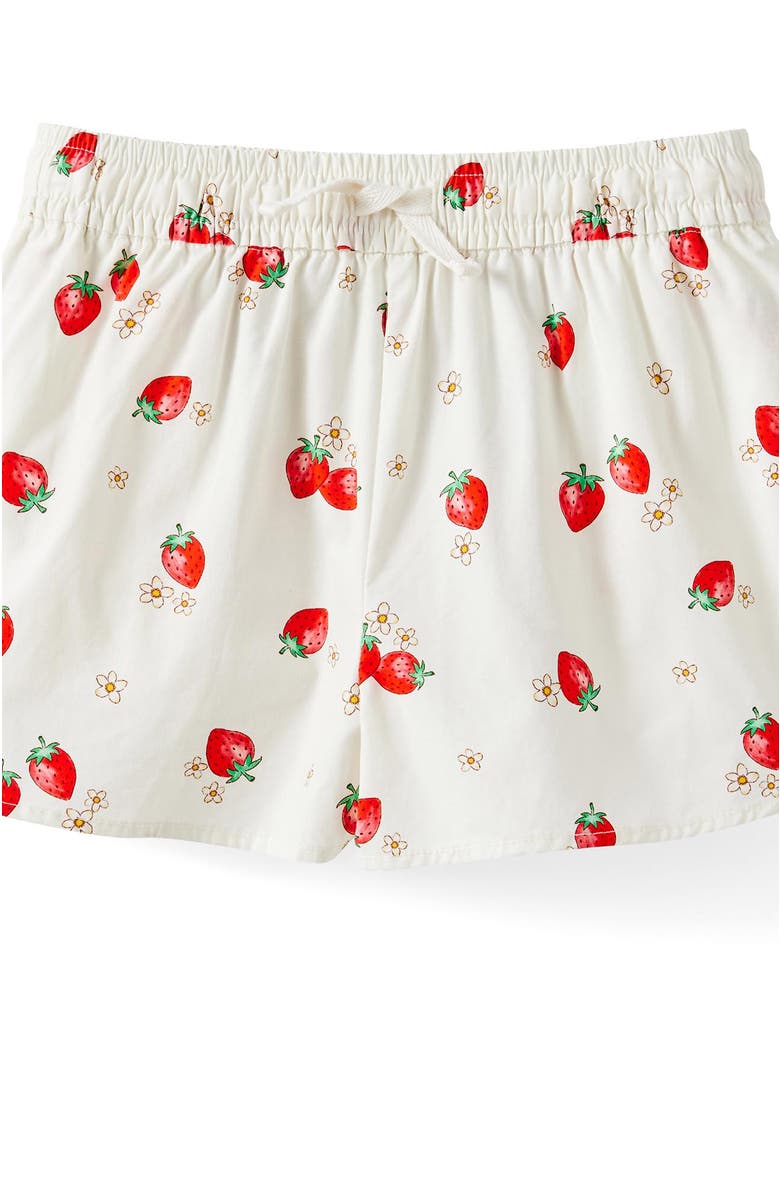 Cotton On Kids Kid's Gigi Woven Short, Alternate, color, Dark Vanilla Strawberry