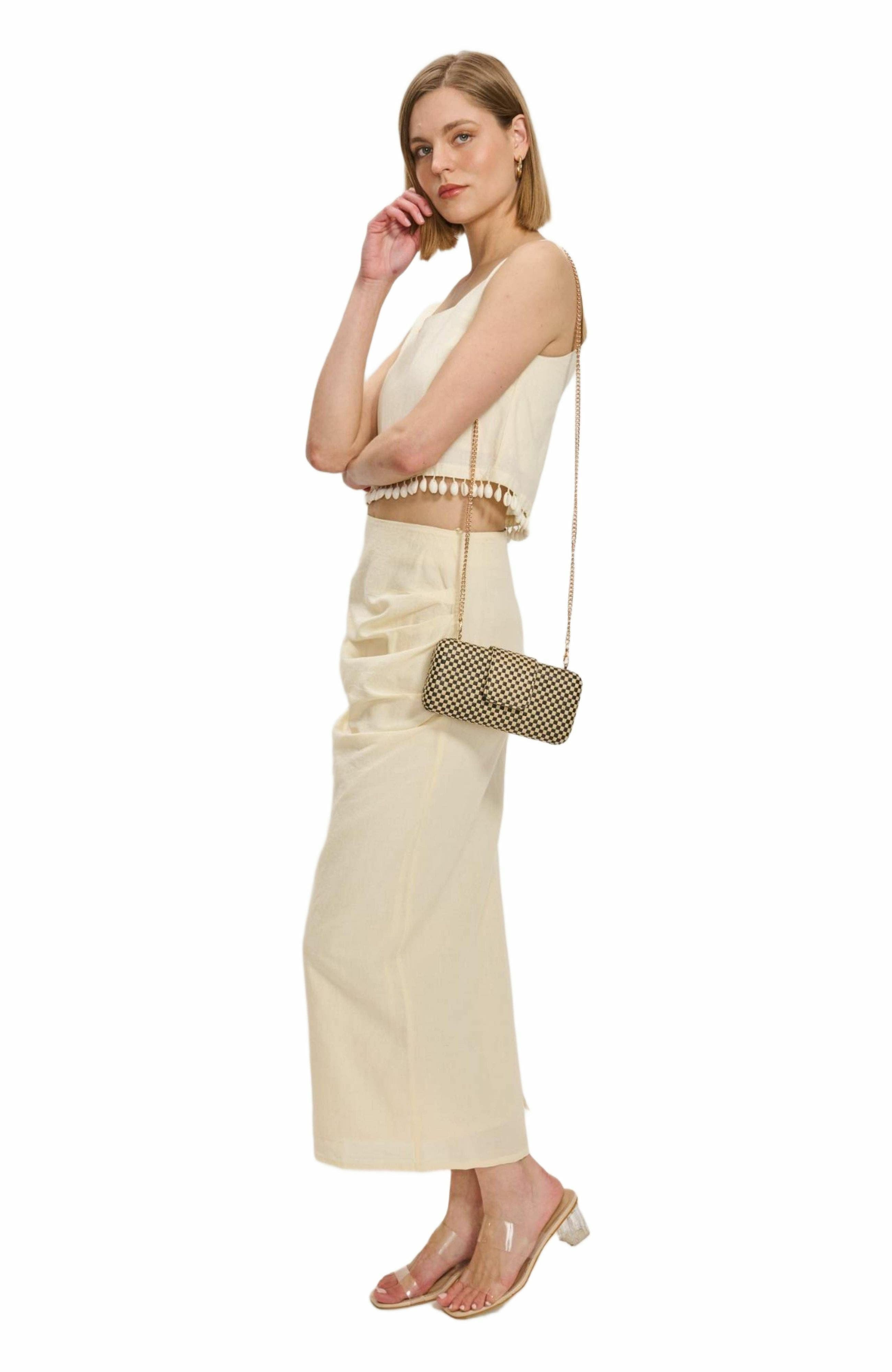 Sylvi Evening Bag, Alternate, color, Black Natural