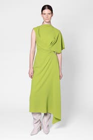 Roksanda Asymetric Crepe Elva Dress