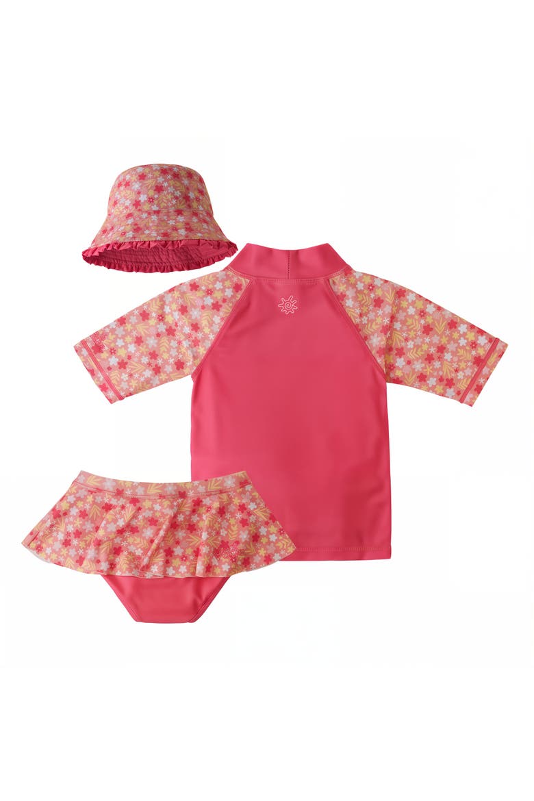 3PC Sun & Swim Set, Alternate, color, Pink Giraffe