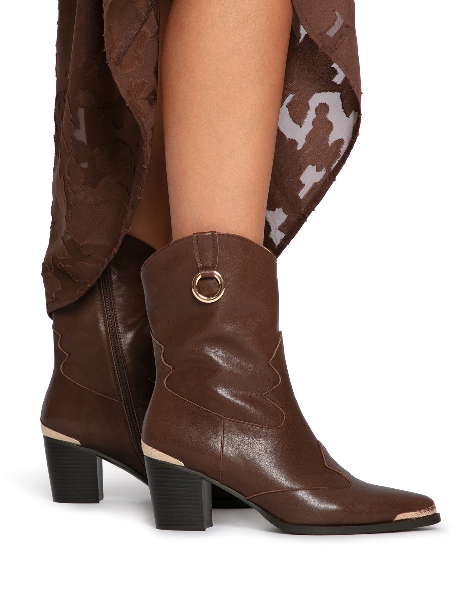 Dallas Western Boot, Alternate, color, Dark Brown
