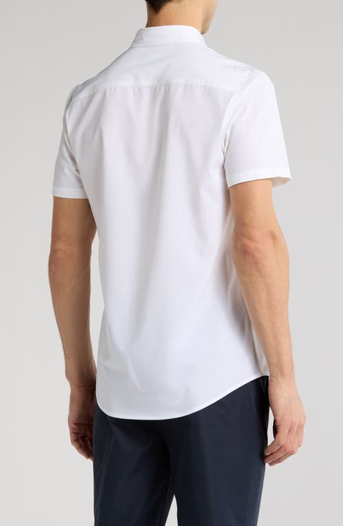 14TH & UNION 14TH & UNION SHORT SLEEVE BUTTON-UP SHIRT 
