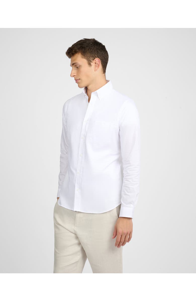 Onia Oxford Long Sleeve Button Down, Main, color, White