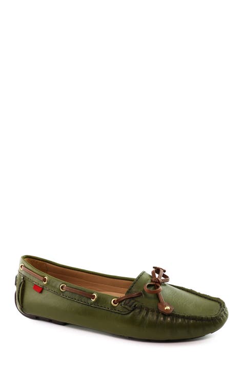 Cypress Hill Leather Tiebow Driver Loafer
