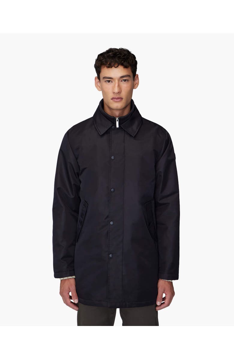 Quartz Co. CHRISTOPHER 2.0 | Insulated Car Coat with Removable Bib, Alternate, color, Black