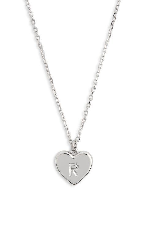 initial here pendant necklace