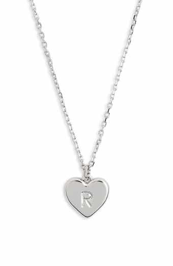 Kate Spade New York initial here pendant necklace
