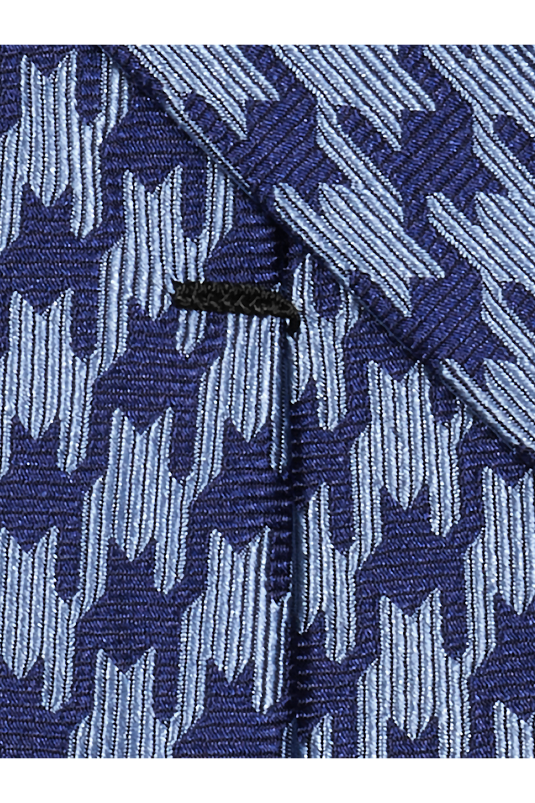 Patterned Woven Silk Tie, Alternate, color, Light Blue/Navy
