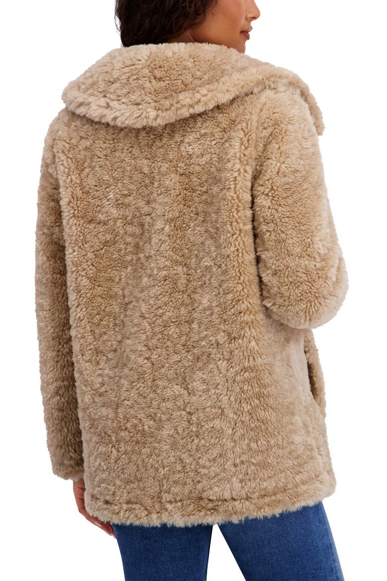 Faux Shearling Coat, Alternate, color, IVORY