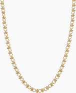 Bearfruit Jewelry 14k Gold Plated Lattice Chain Necklace Gift Idea