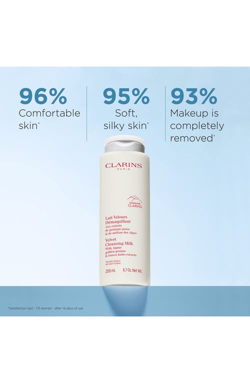 Clarins Velvet Hydrating Cleansing Milk Refill (limited Edition) $68 Value In No Color