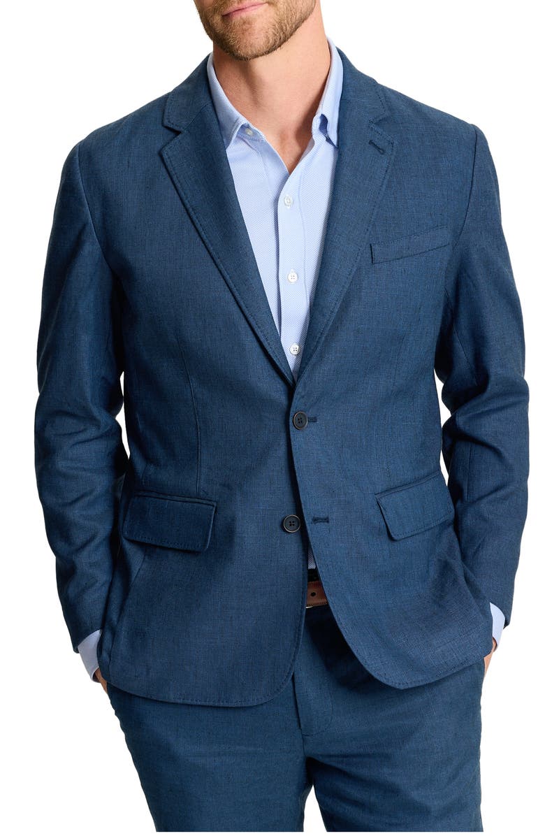 Tommy Bahama Latigo Beach Linen Blazer, Main, color, Navy