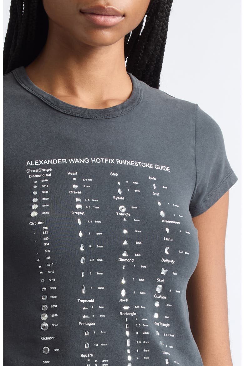 Hotfix Guide Graphic Fitted T-Shirt, Alternate, color, WASHED BLACK