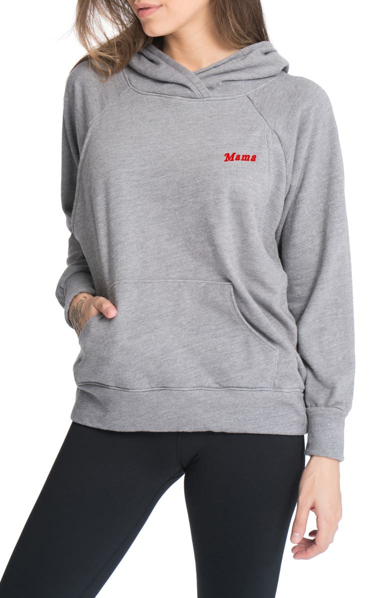 Bun Maternity Relaxed Mama Maternity/Nursing Hoodie, Main, color, 