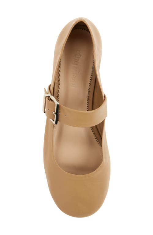 Cinq À Sept Sofia Mary Jane Flat In Brown Sugar