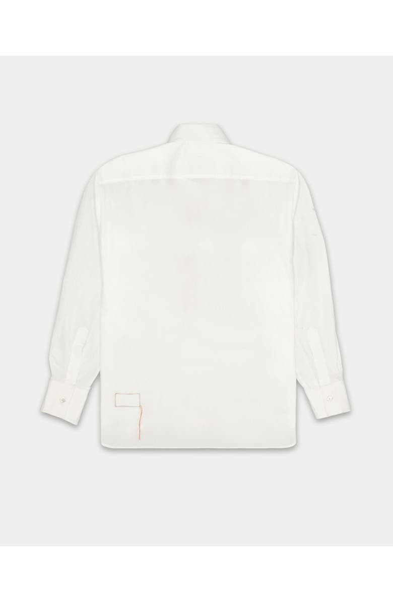 Fortela Frederique Poplin with Pipings Shirt, Alternate, color, White