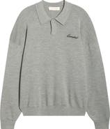 Fear of God Essentials Signature '90s Merino Wool Polo Sweater