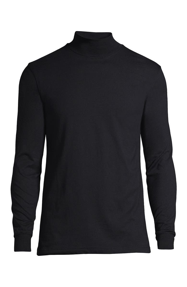 Lands' End Super-T Mock Turtleneck, Alternate, color, 
