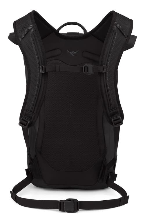 Osprey Metron Wp 25 Waterproof Roll Top Backpack In Raven Black