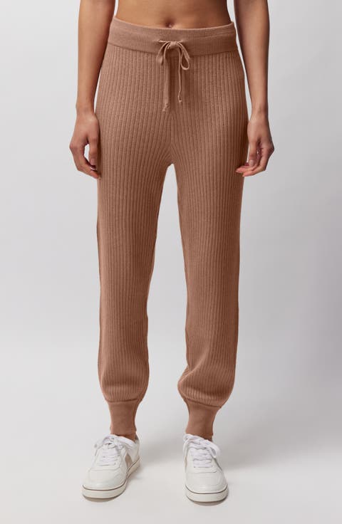 Luxe Essential Ribbed Joggers