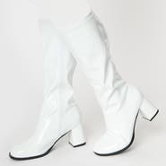 Unique Vintage Patent Gogo Boot
