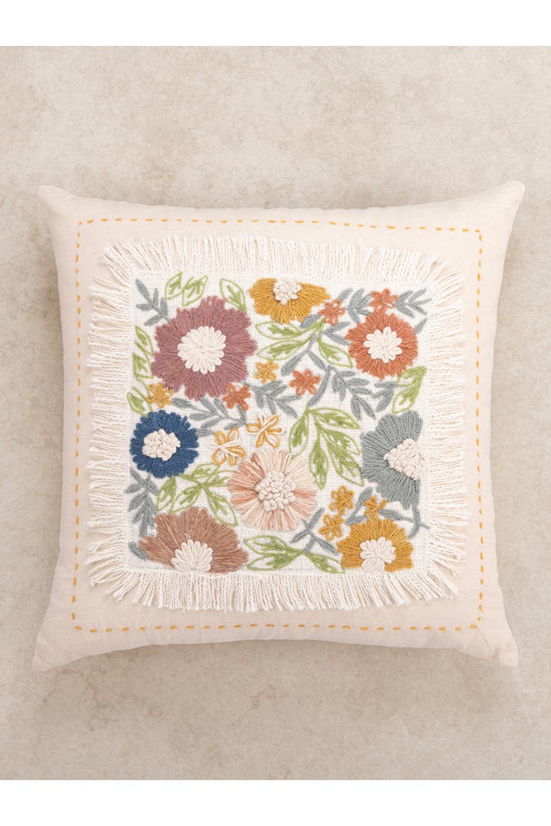 Perth Throw Pillow Cover, Alternate, color, Multicolored