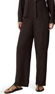 Eileen Fisher Textured Straight Leg Pants