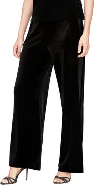 Alex Evenings Velvet Tuxedo Pants